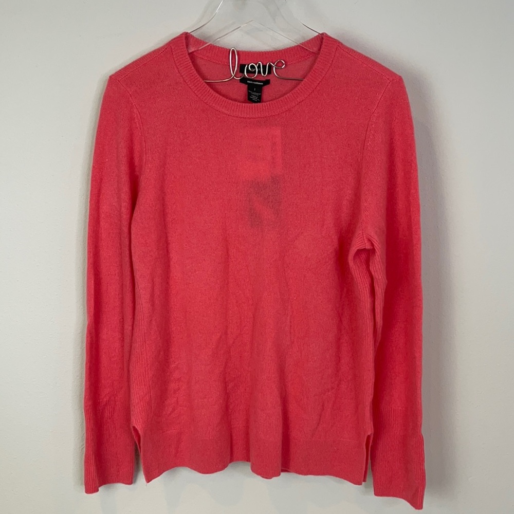 Halogen NWT Coral Pink 100% Cashmere Sweater in Size Large